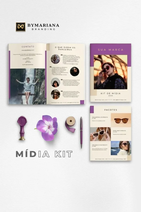 Mídia Kit - Orquídea Lilás