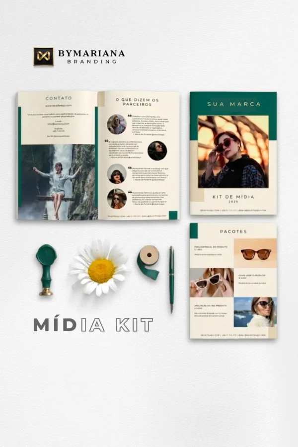 Mídia Kit - Verde Esmeralda